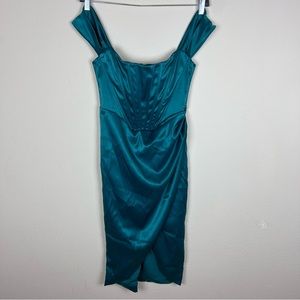 Trendy & Unique Emerald Green Corset Cocktail Party Dress